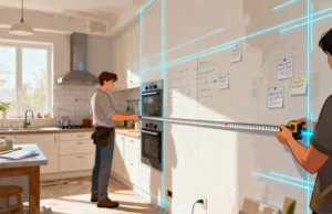 begin with the kitchen’s overall dimensions - how to measure kitchen cabinets