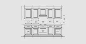 create the final layout with measurements - how to measure kitchen cabinets